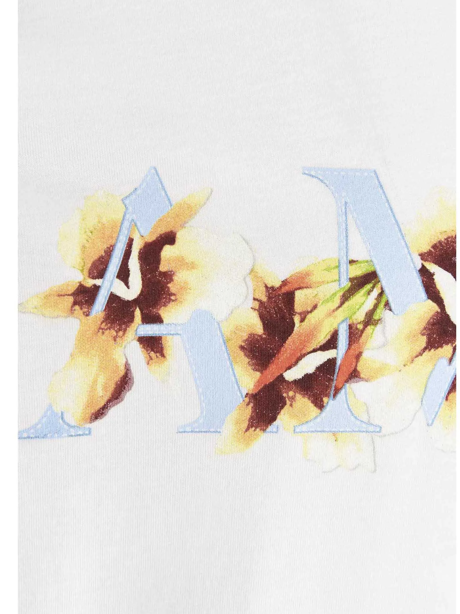 Amiri Logo Printed Crewneck T-Shirt