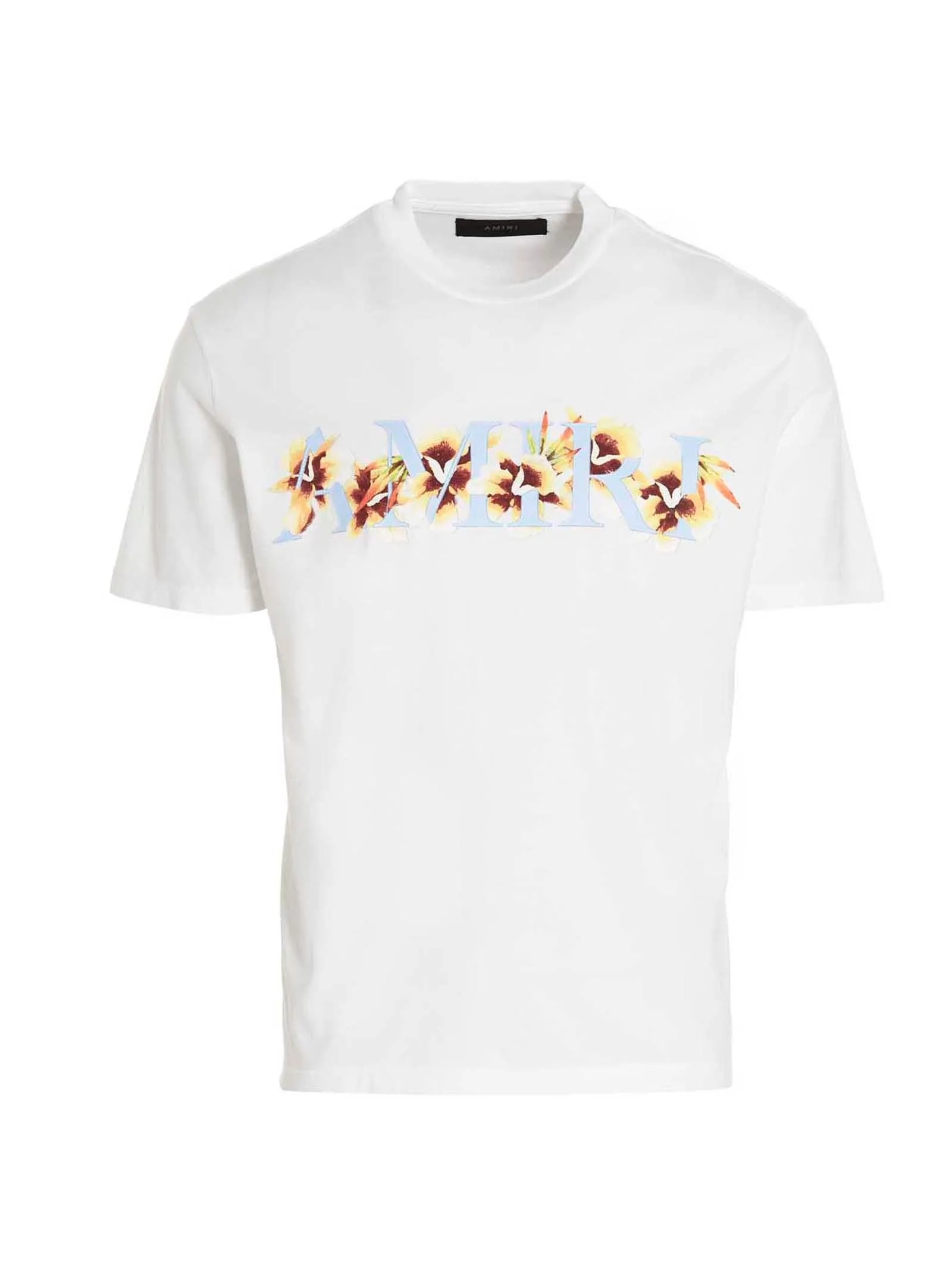Amiri Logo Printed Crewneck T-Shirt