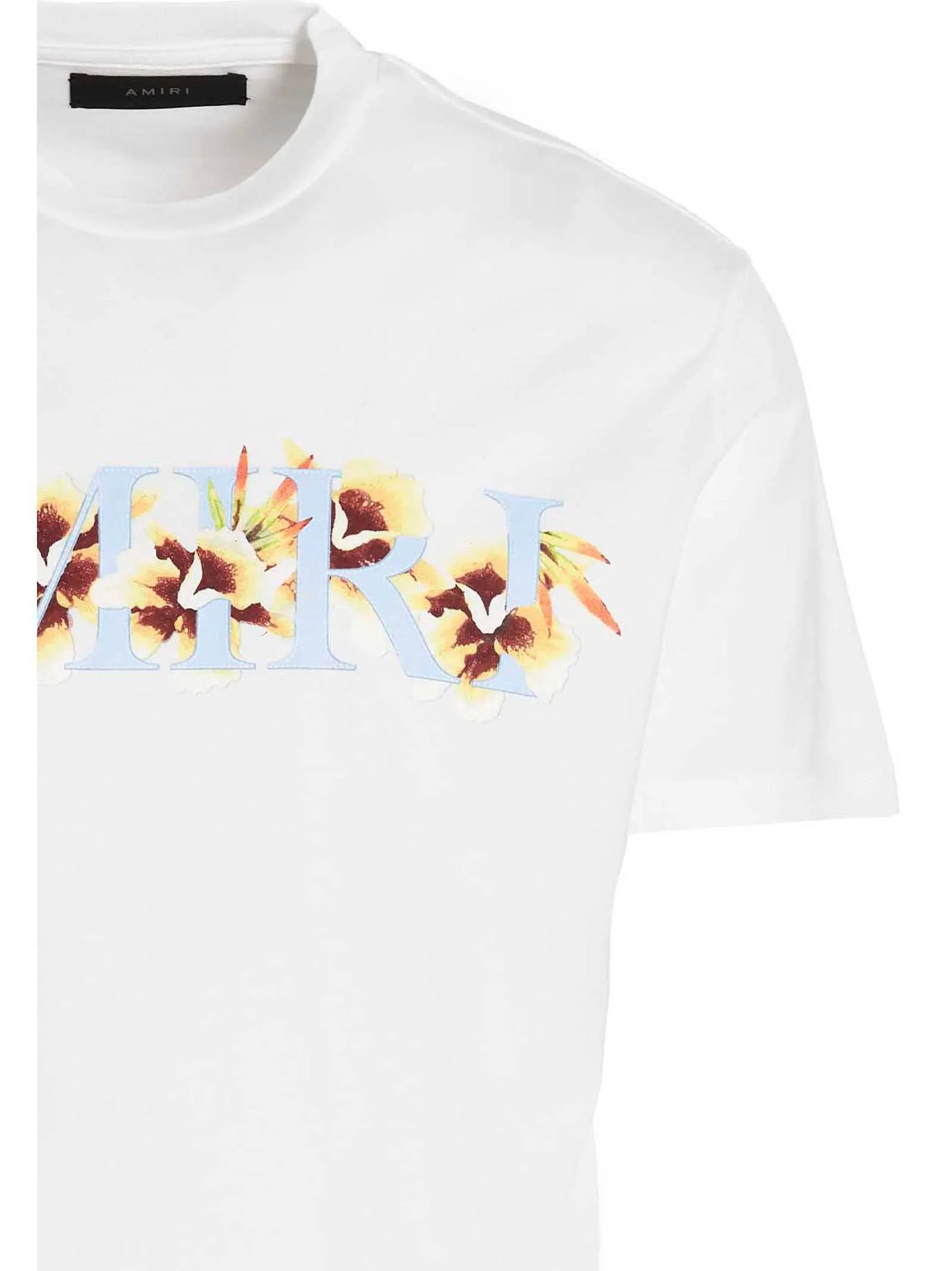 Amiri Logo Printed Crewneck T-Shirt