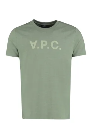 A.P.C. Logo Print Crewneck T-Shirt