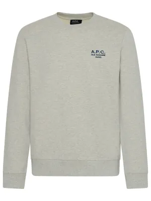 A.P.C. Logo-Printed Crewneck Sweater