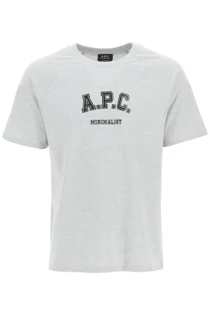A.P.C. Logo Printed Crewneck T-Shirt