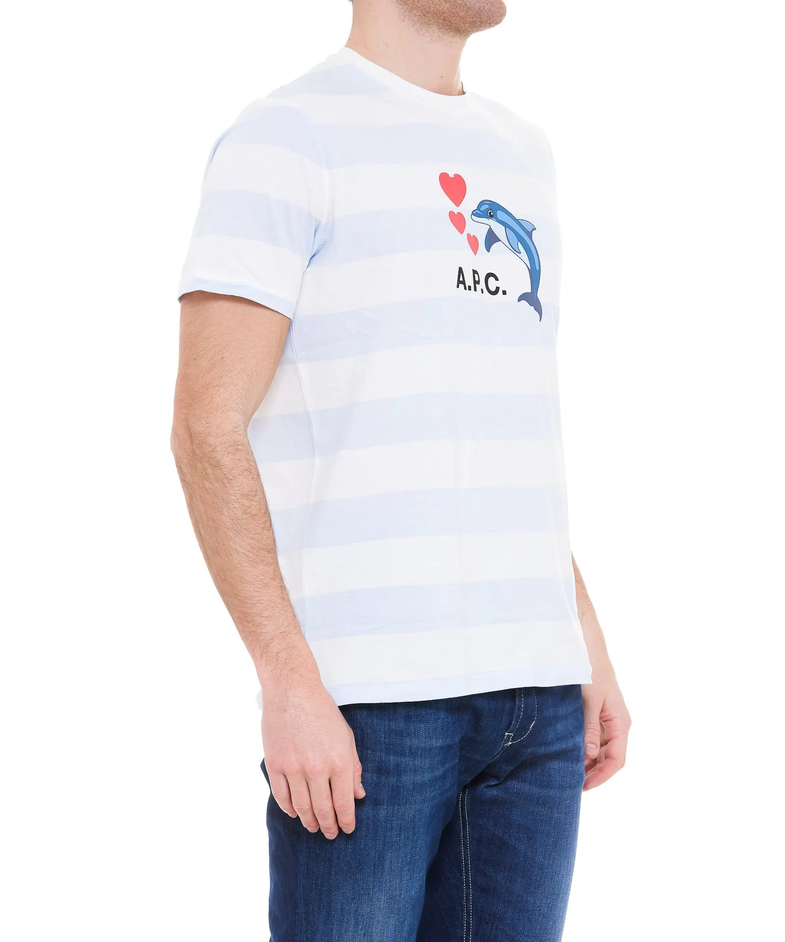 A.P.C. Logo Printed Crewneck T-Shirt