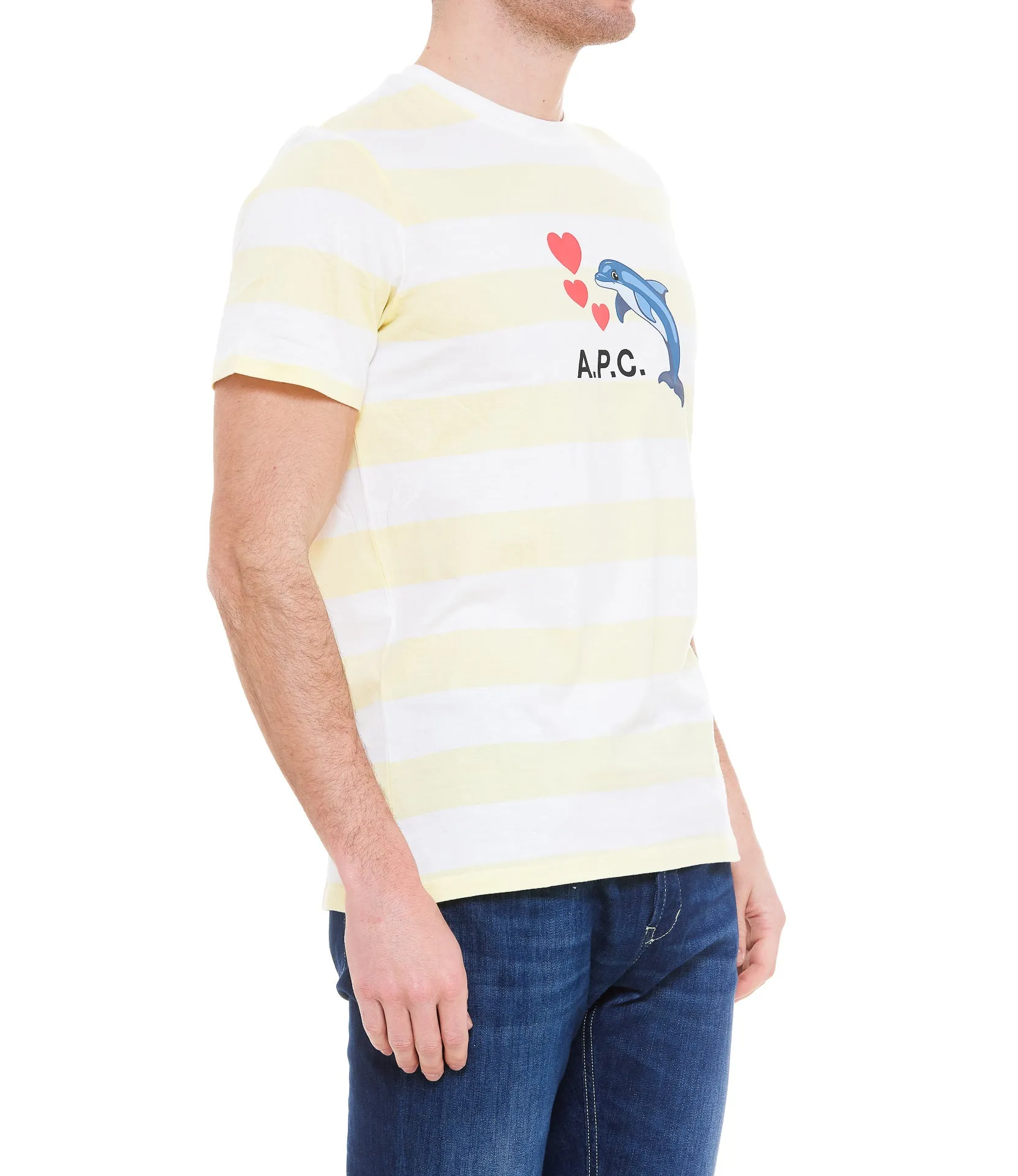 A.P.C. Logo Printed Crewneck T-Shirt