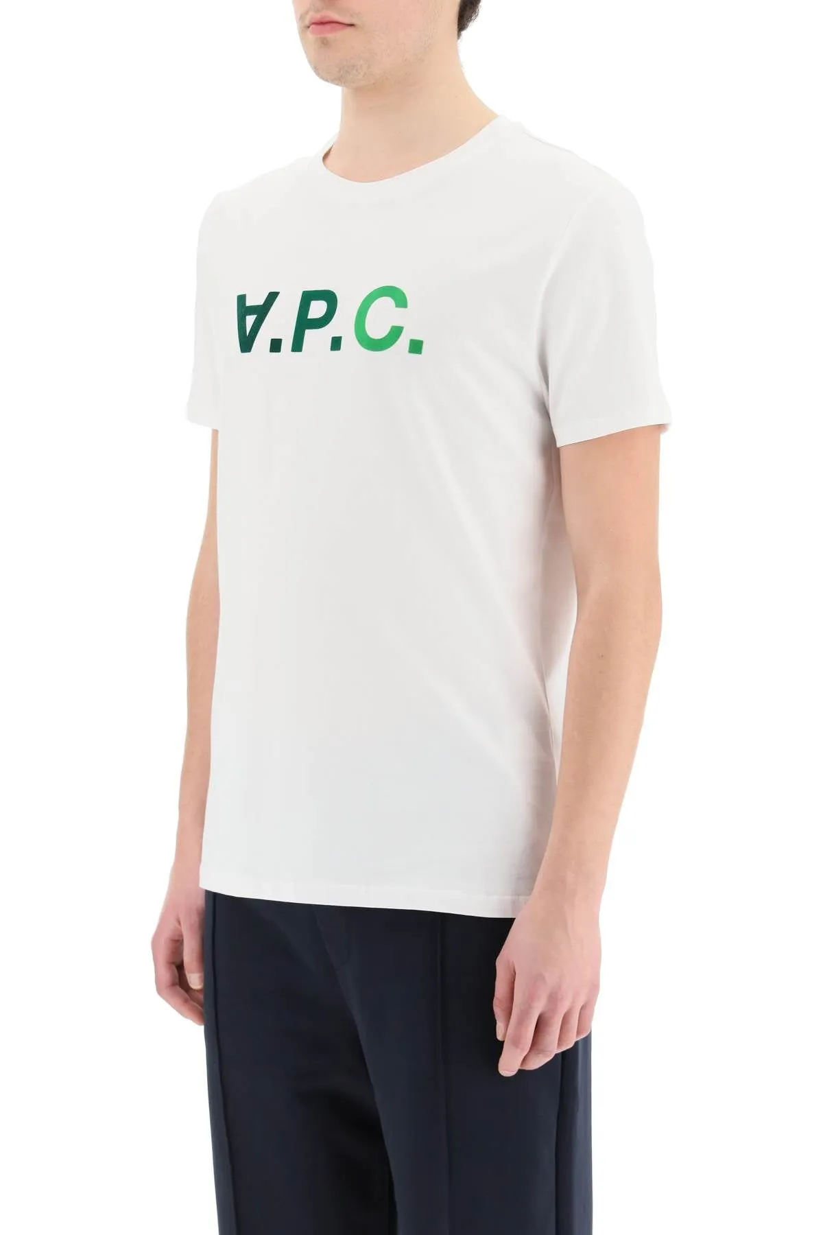A.P.C. Logo Printed Crewneck T-Shirt