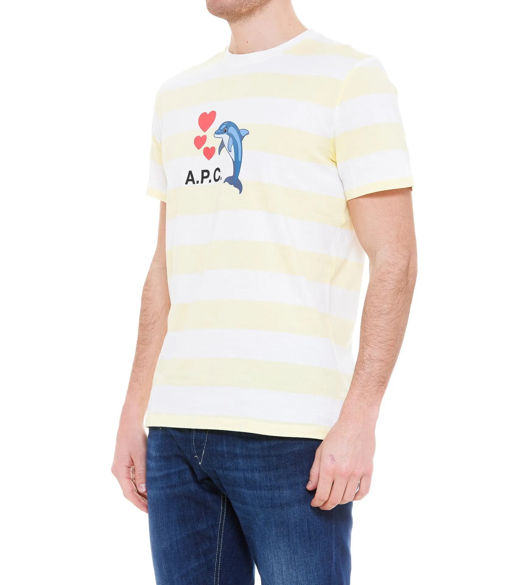 A.P.C. Logo Printed Crewneck T-Shirt