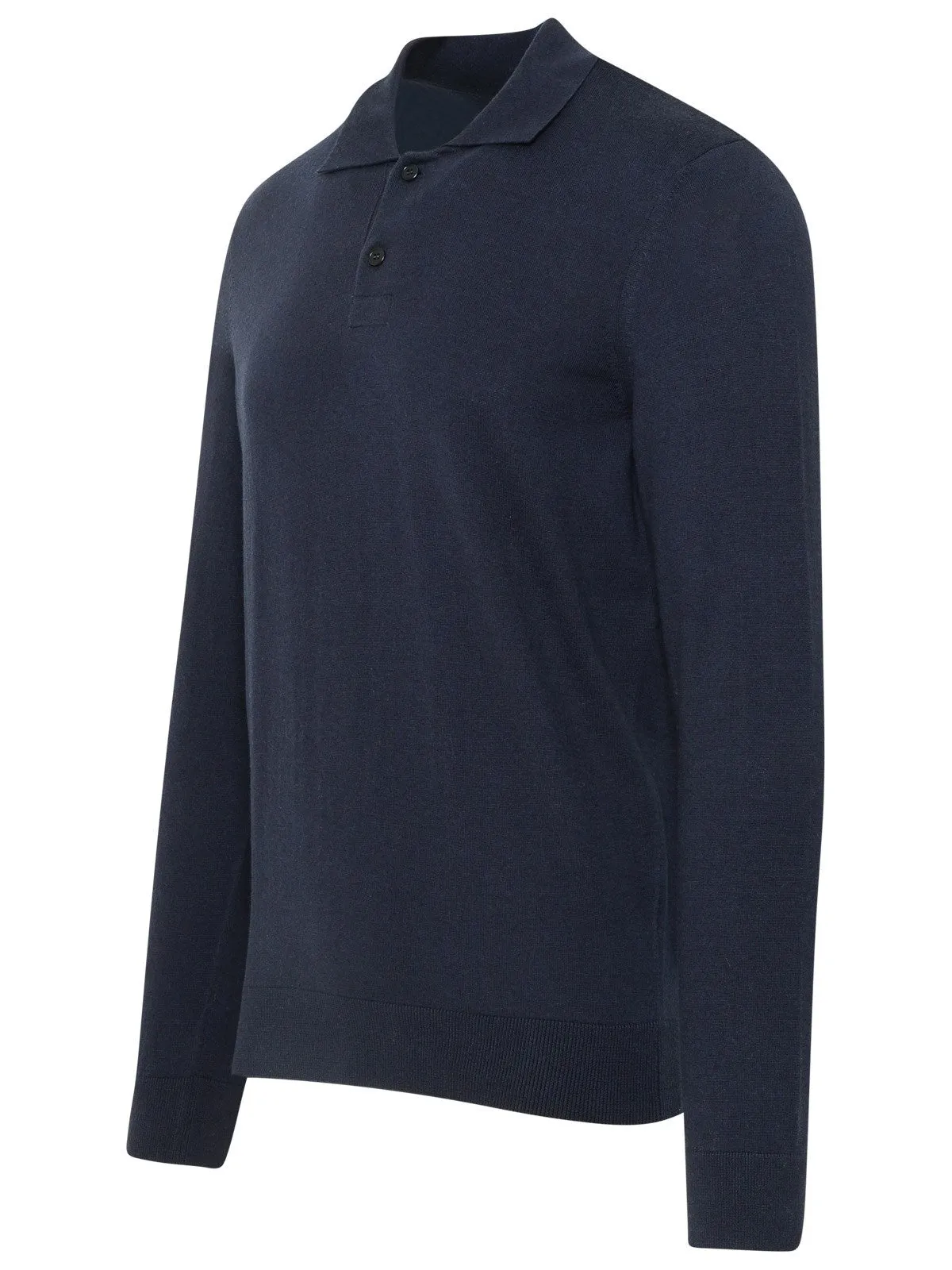 A.P.C. Long-Sleeved Buttoned Polo Shirt