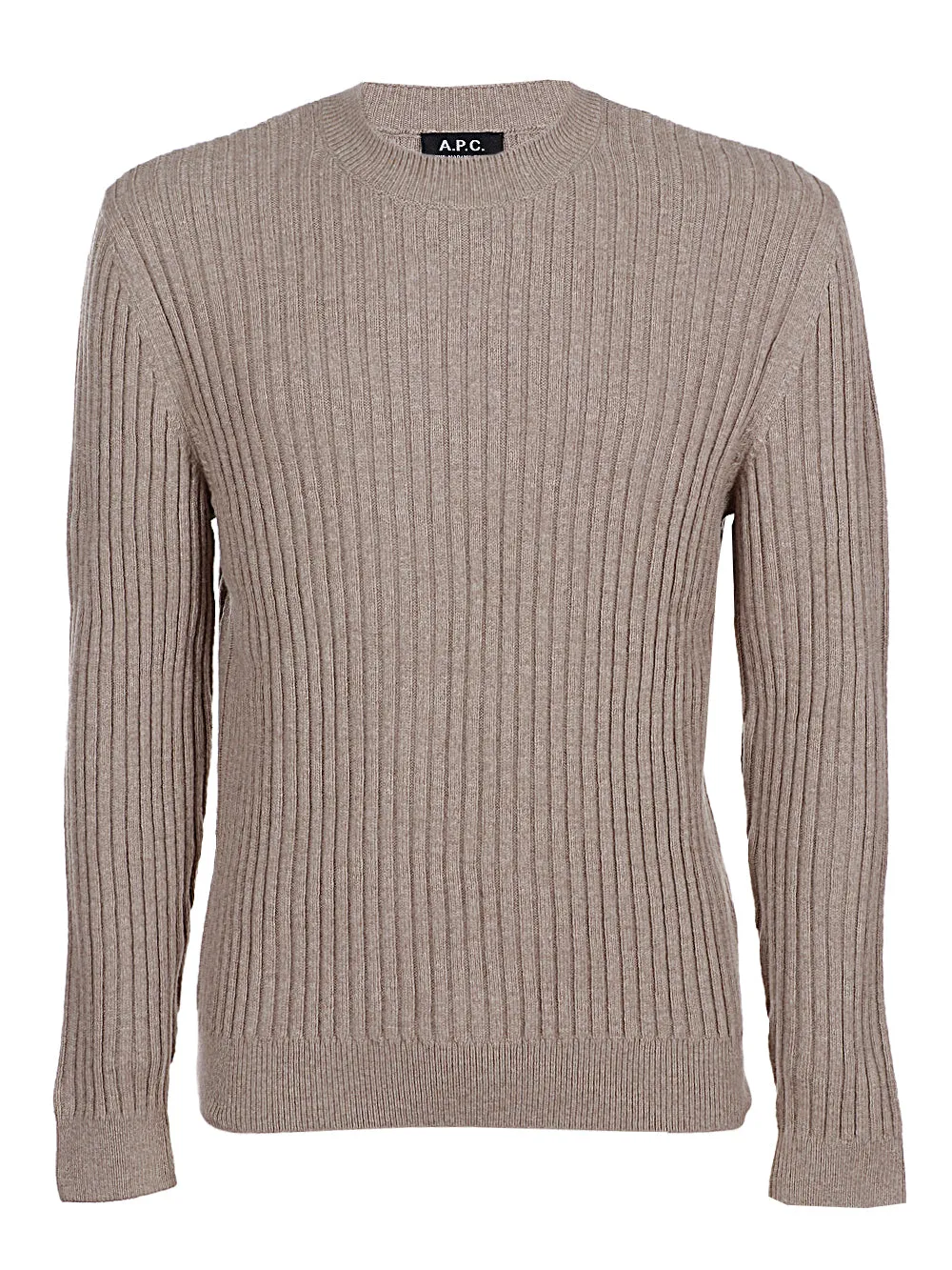 A.P.C. Ribbed Knit Crewneck Sweater