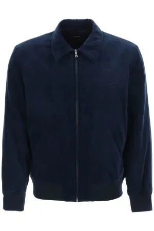 A.P.C. Zipped Corduroy Jacket