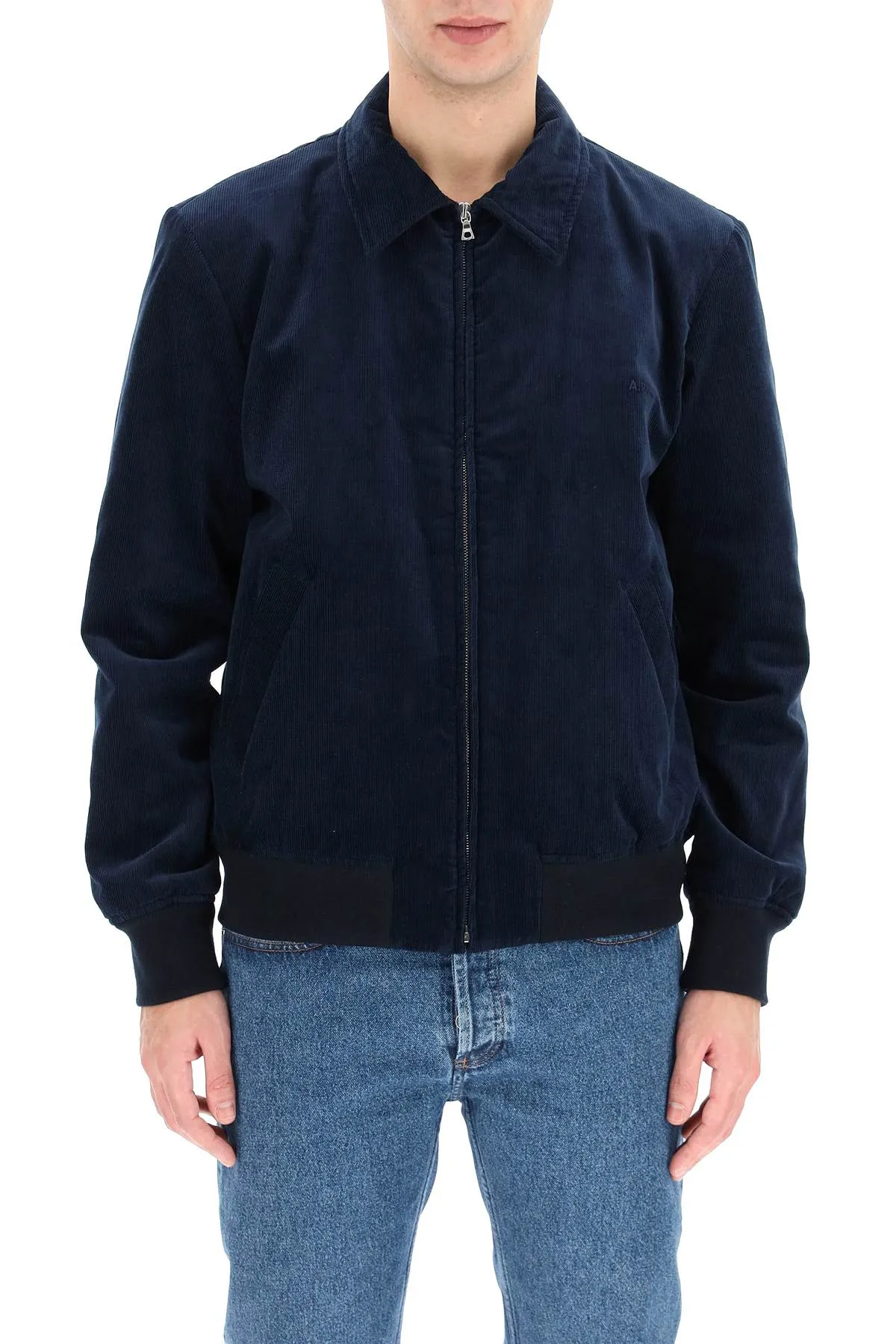 A.P.C. Zipped Corduroy Jacket