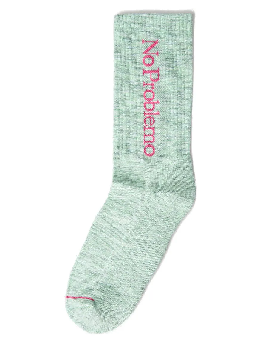 Aries Logo Intarsia-Knit Socks