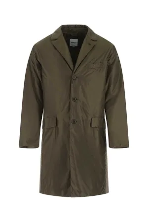 Aspesi Single-Breasted Buttoned Shell Coat
