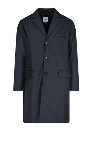 Aspesi Single-Breasted Buttoned Shell Coat