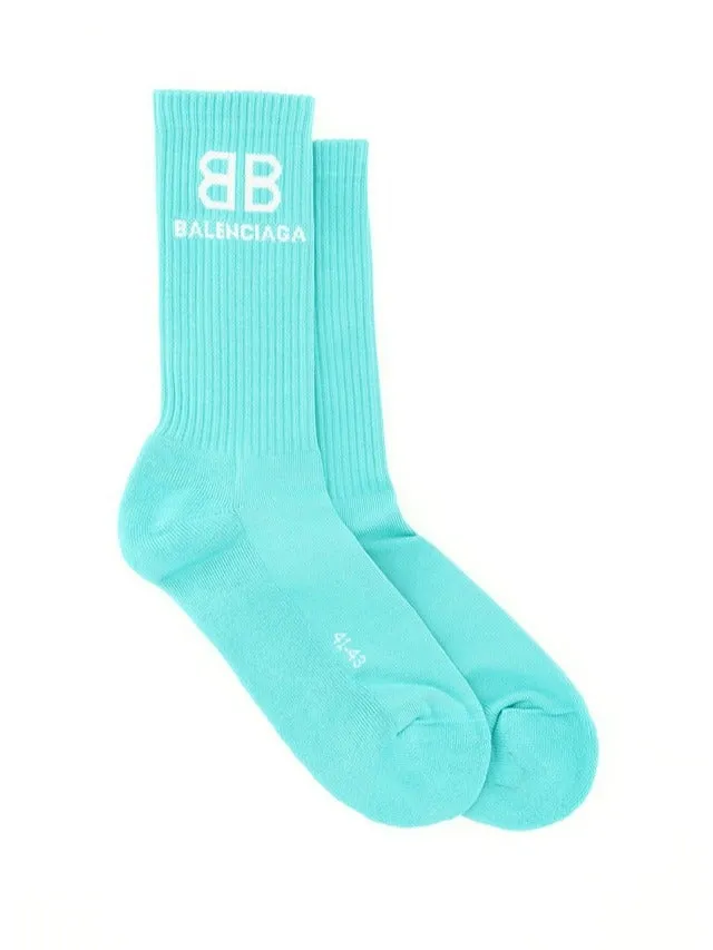 Balenciaga BB Intarsia Knit Tennis Socks