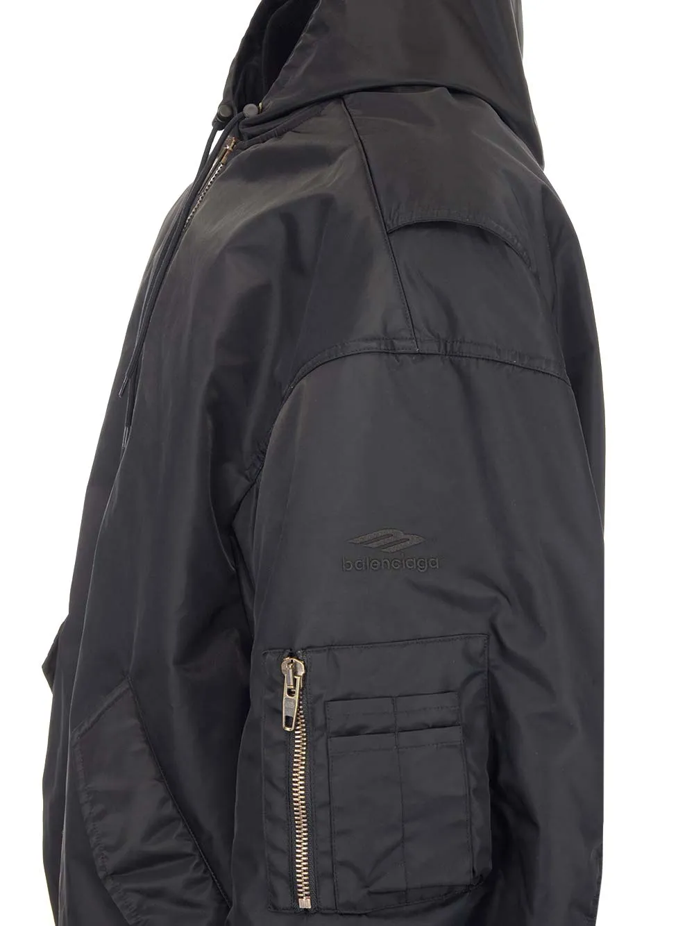 Balenciaga Hooded Bomber Jacket