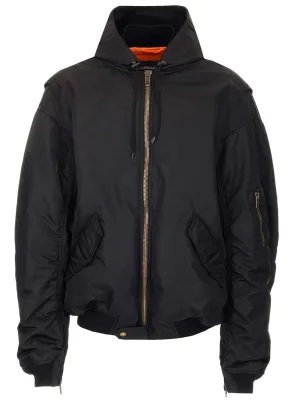 Balenciaga Hooded Bomber Jacket