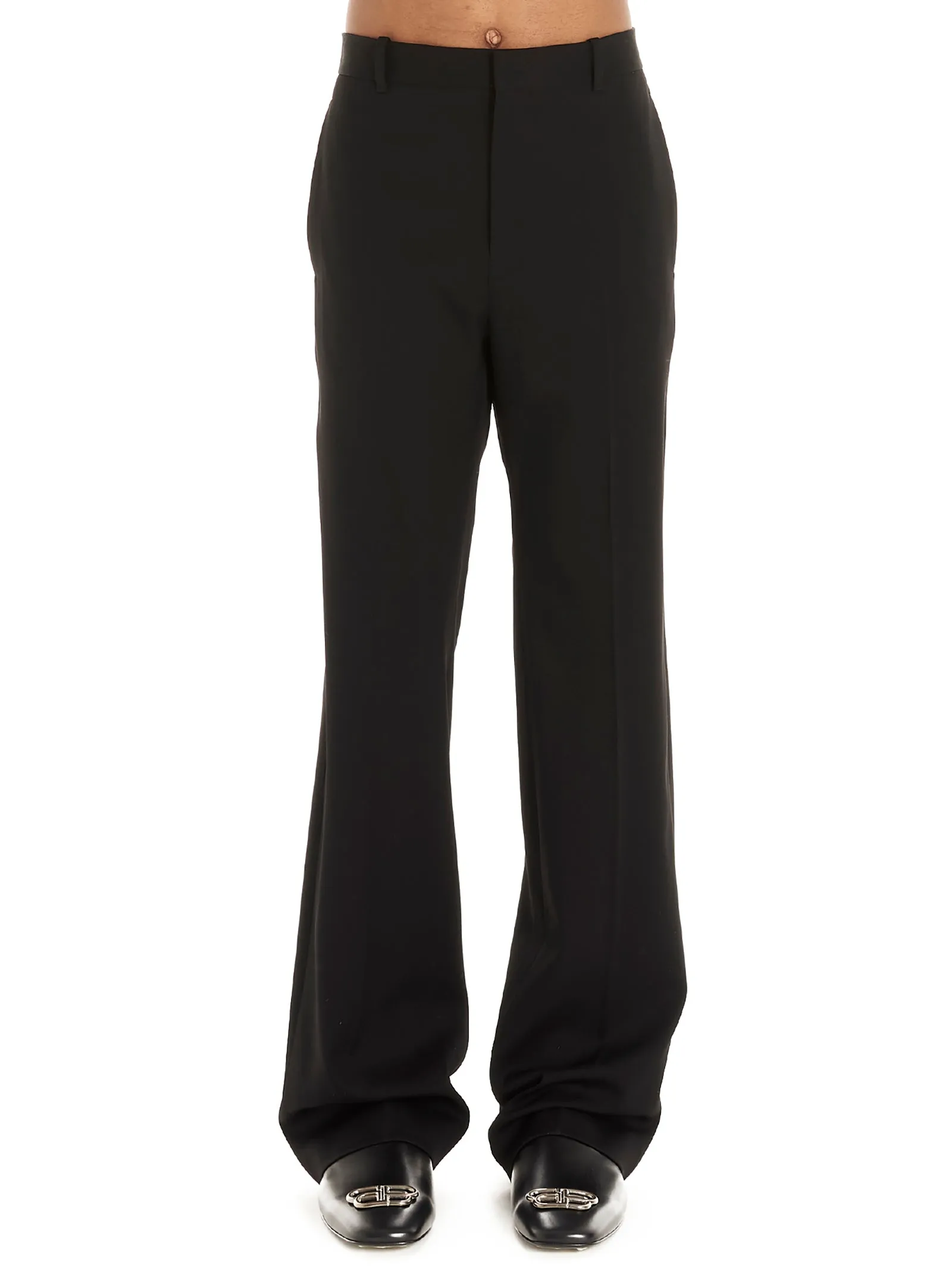 Balenciaga Logo Embroidered Tailored Pants