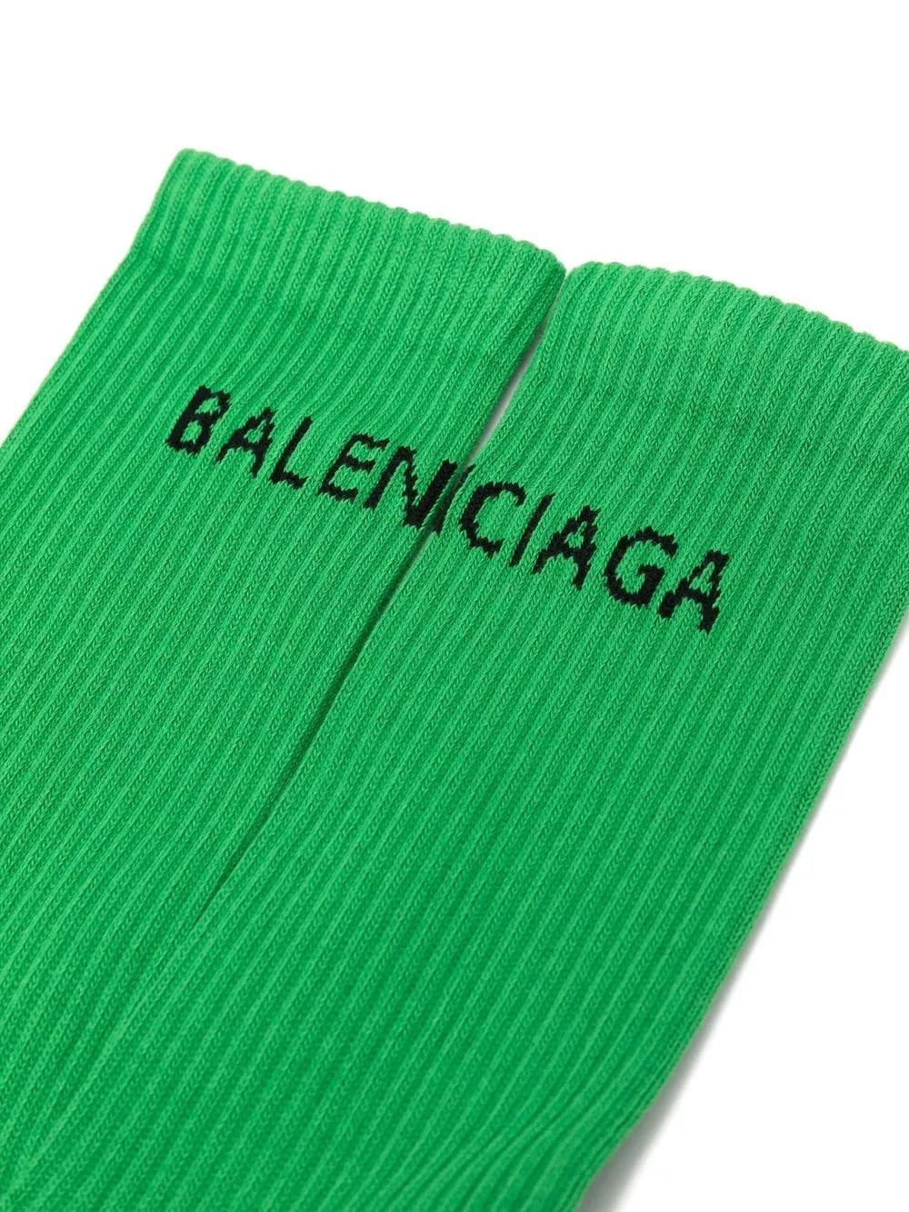 Balenciaga Logo Intarsia Tennis Socks
