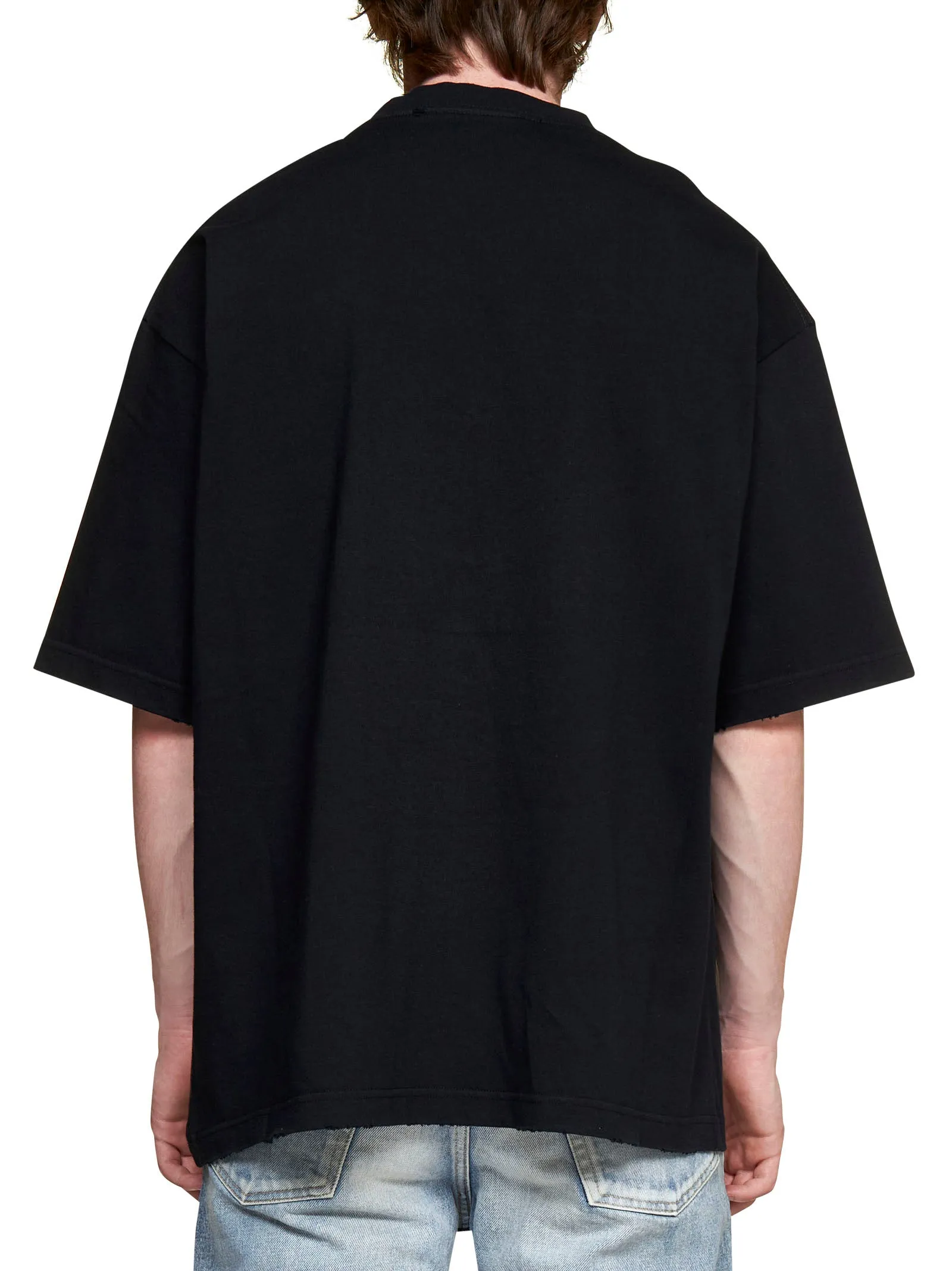 Balenciaga Logo Printed Crewneck T-Shirt