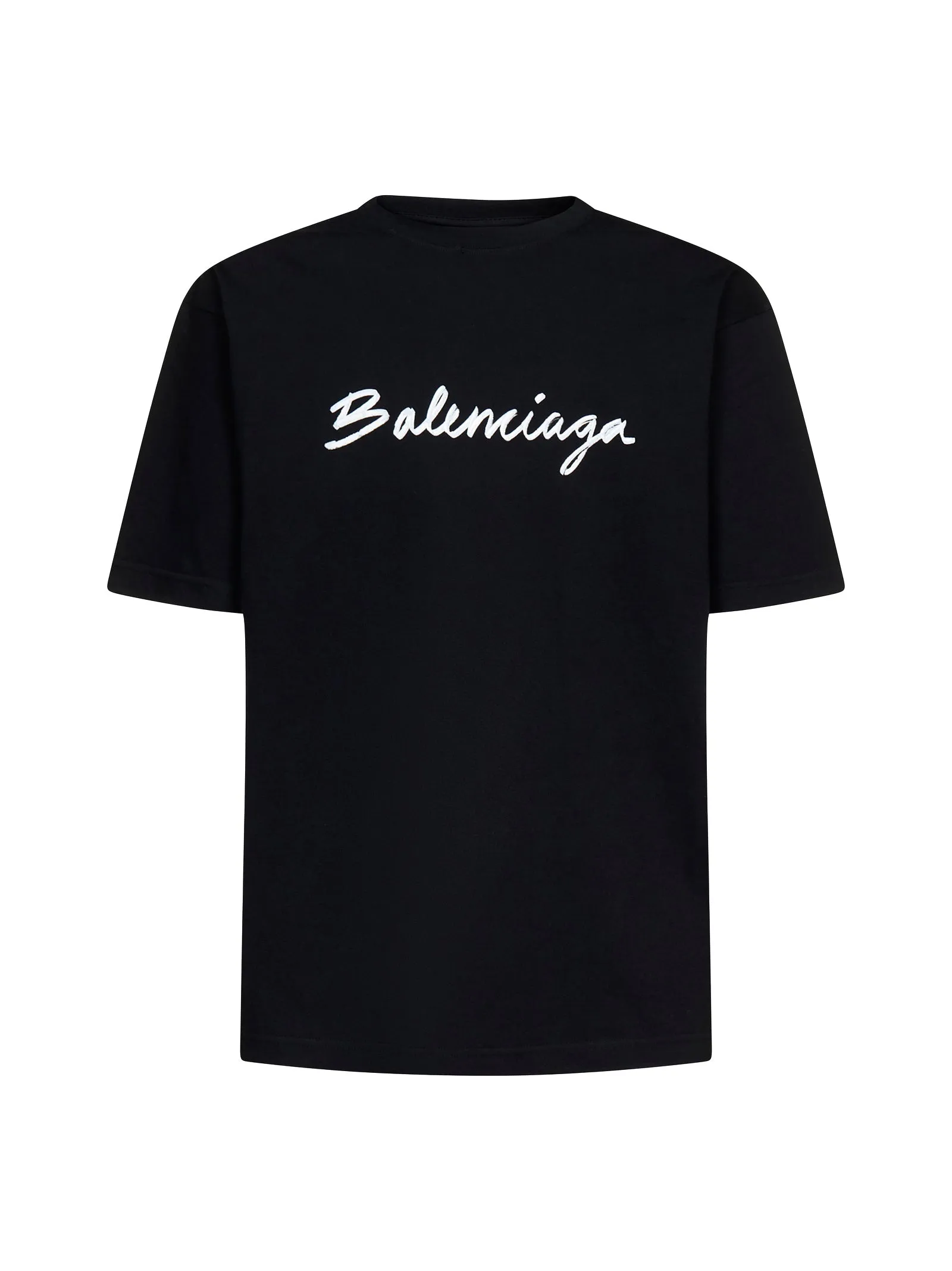 Balenciaga Logo Printed Crewneck T-Shirt
