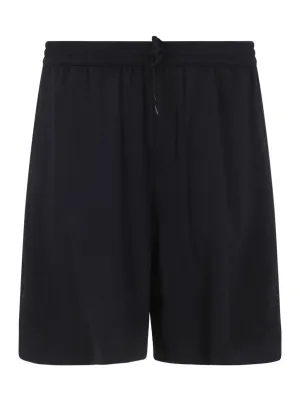 Balenciaga Logo Waistband Drawstring Swim Shorts