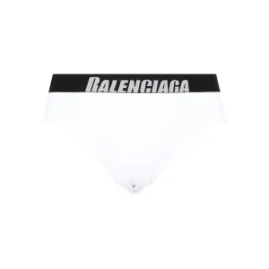 Balenciaga Logo Waistband Jersey Briefs