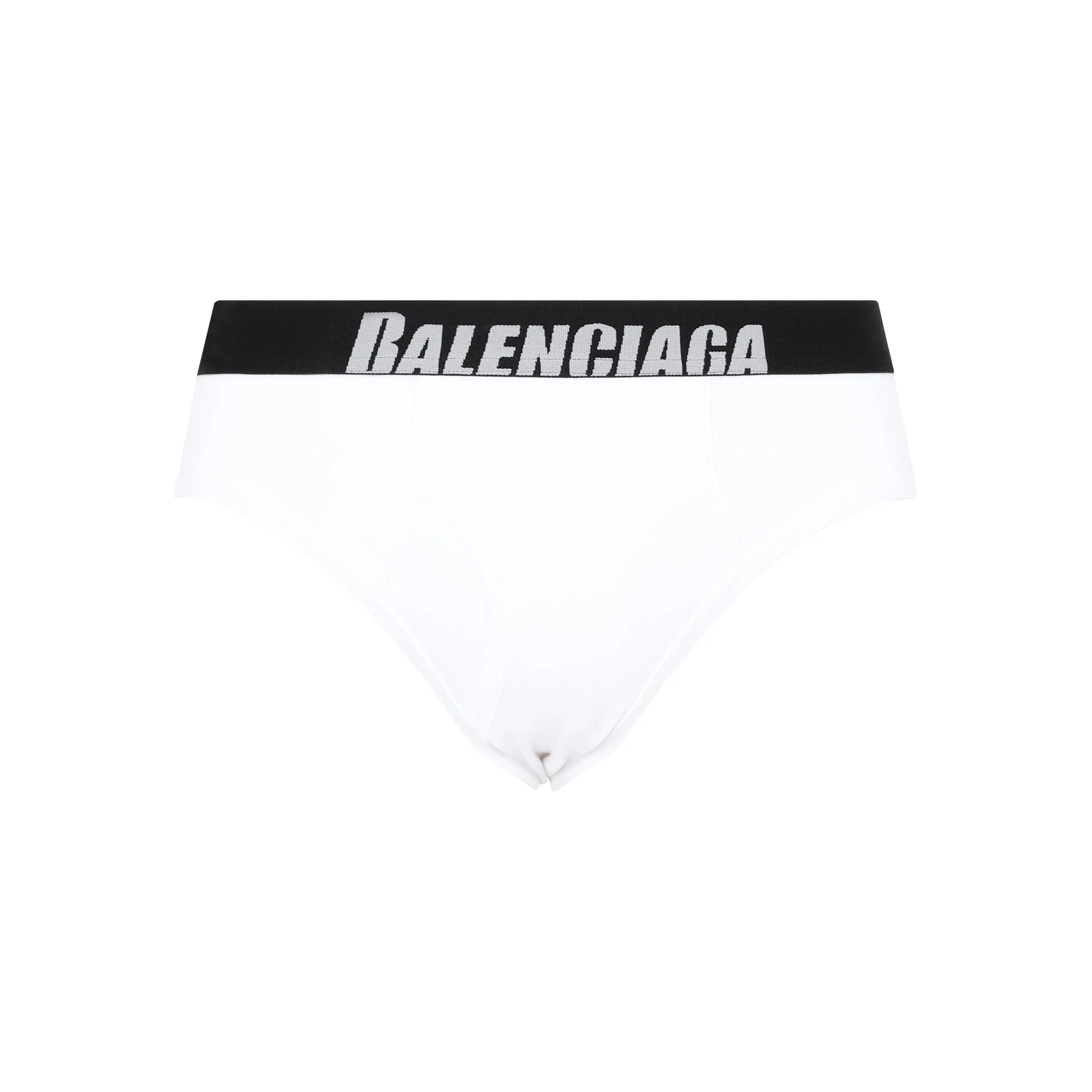 Balenciaga Logo Waistband Jersey Briefs