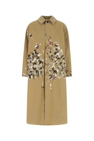 Balenciaga Paint Splatter Detailed Car Coat