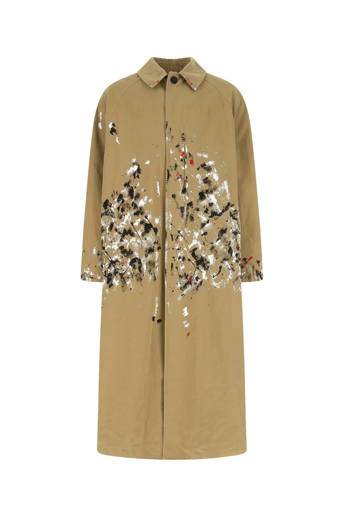 Balenciaga Paint Splatter Detailed Car Coat