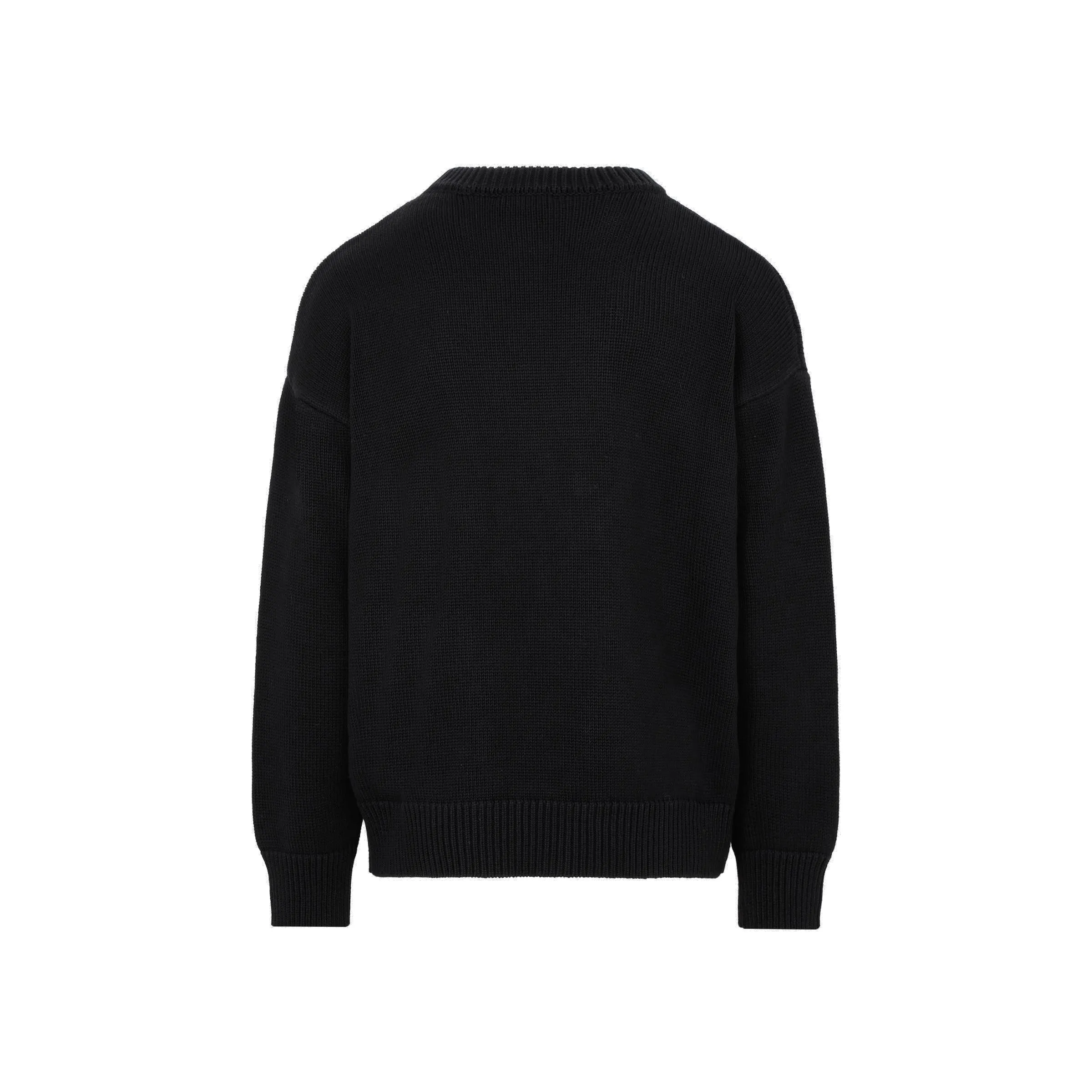 Balenciaga Ribbed Hem Knit Sweater