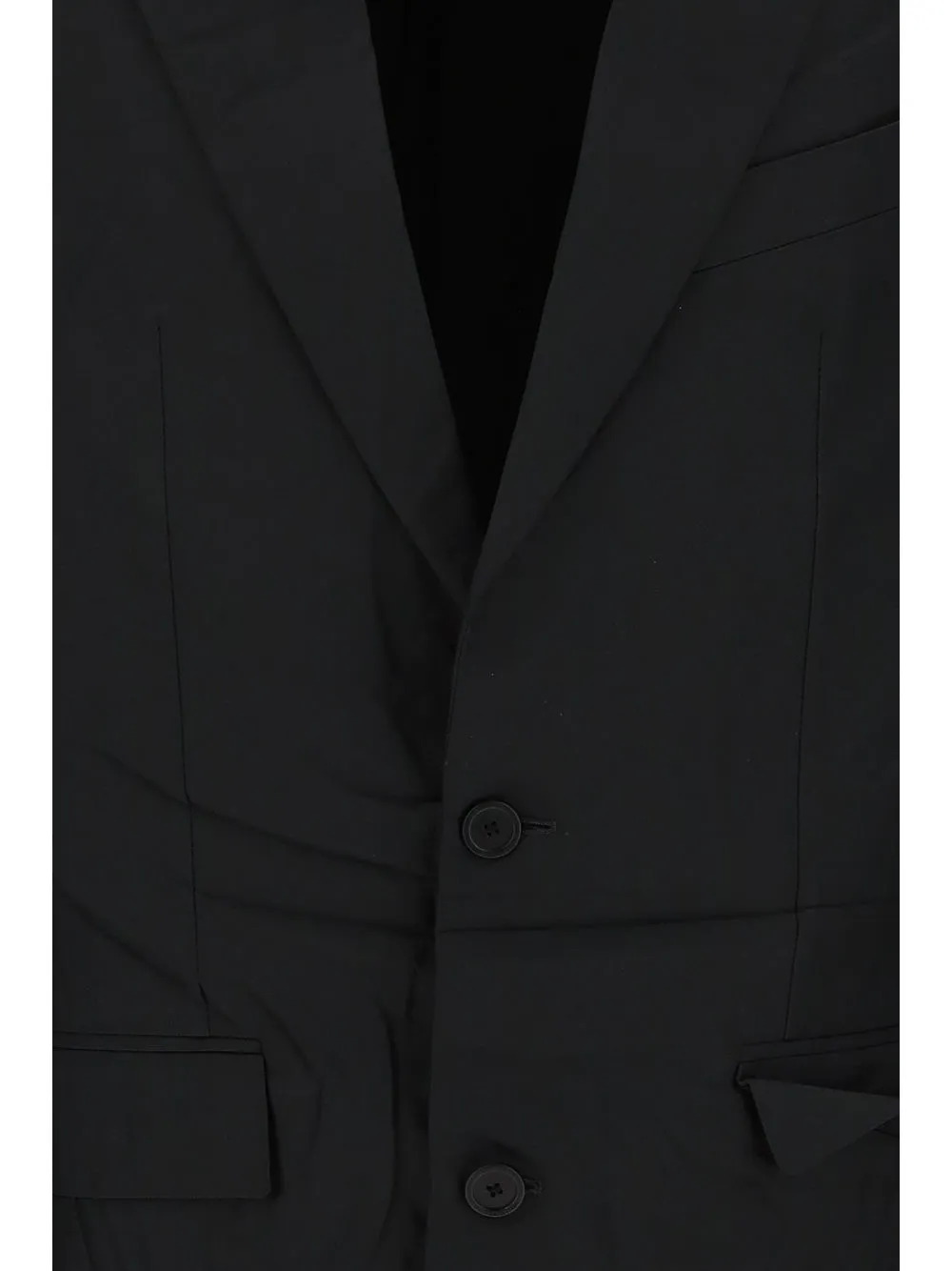 Balenciaga Ruched Single-Breasted Jacket