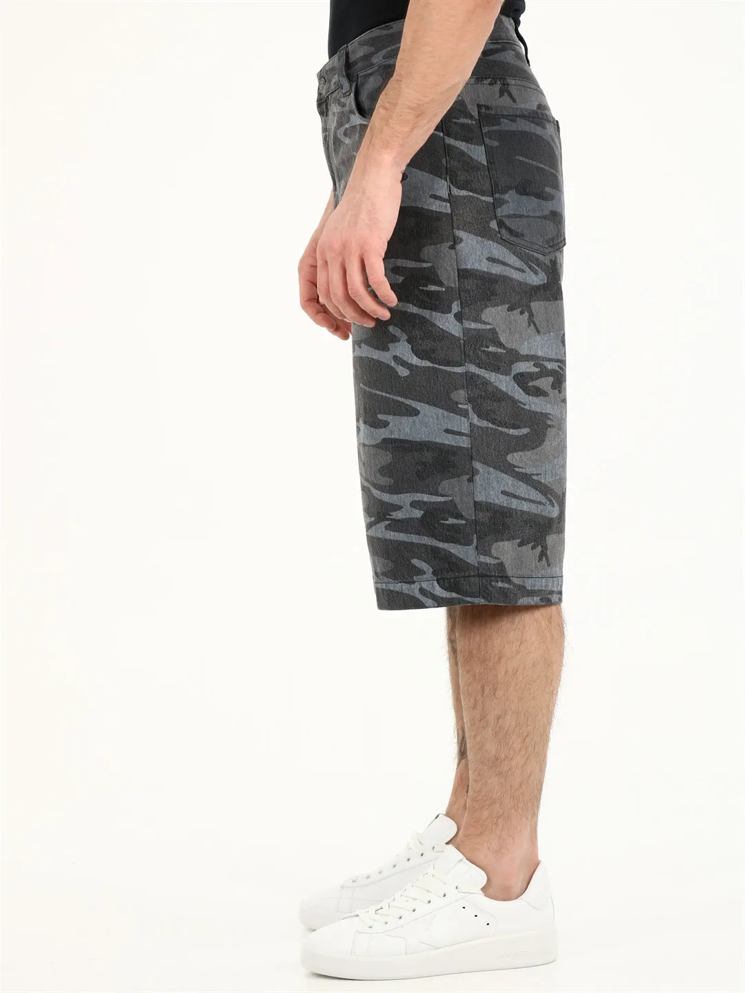 Balenciaga Skater Camouflage Shorts