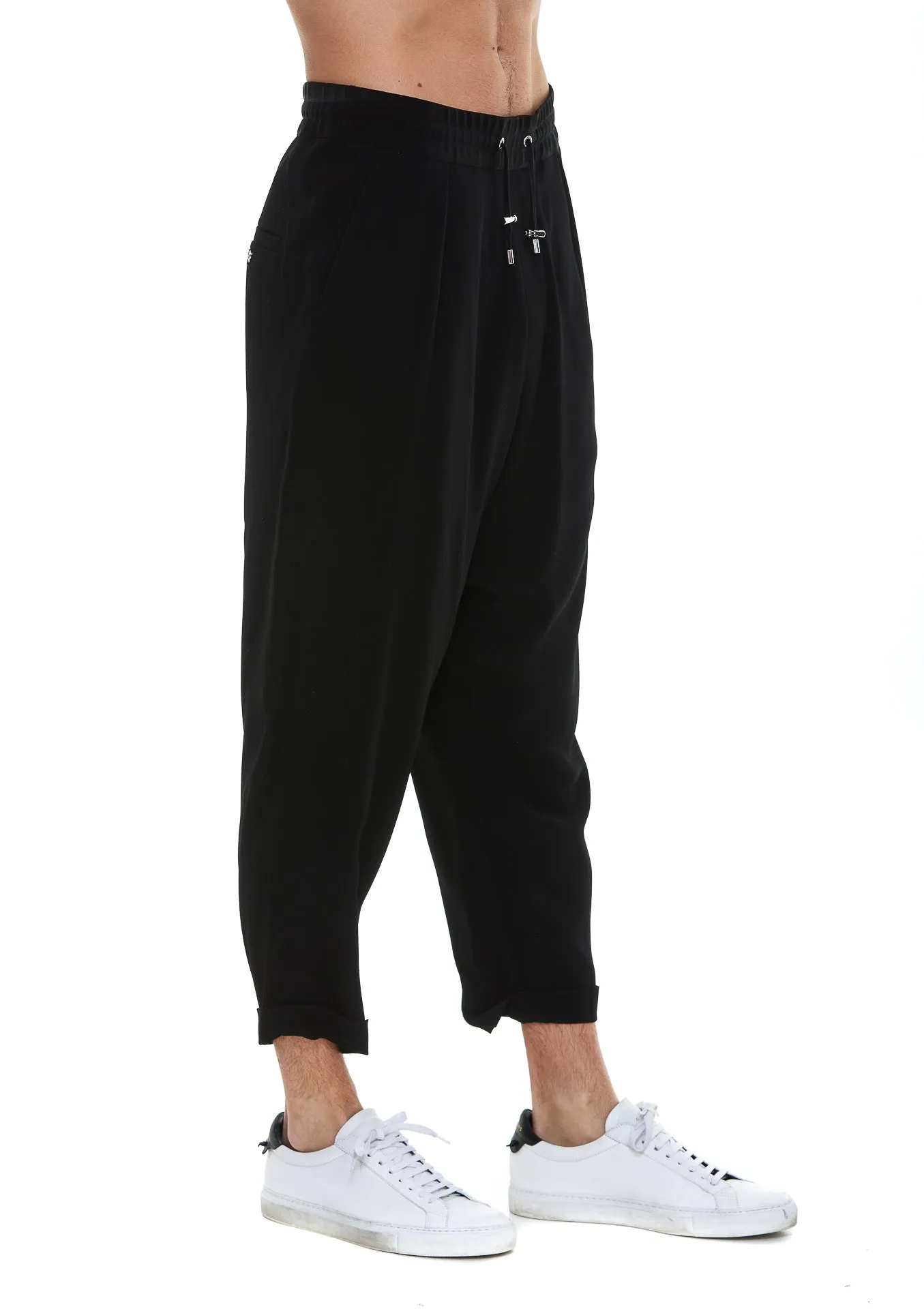 Balmain Drawstring Cropped Pants