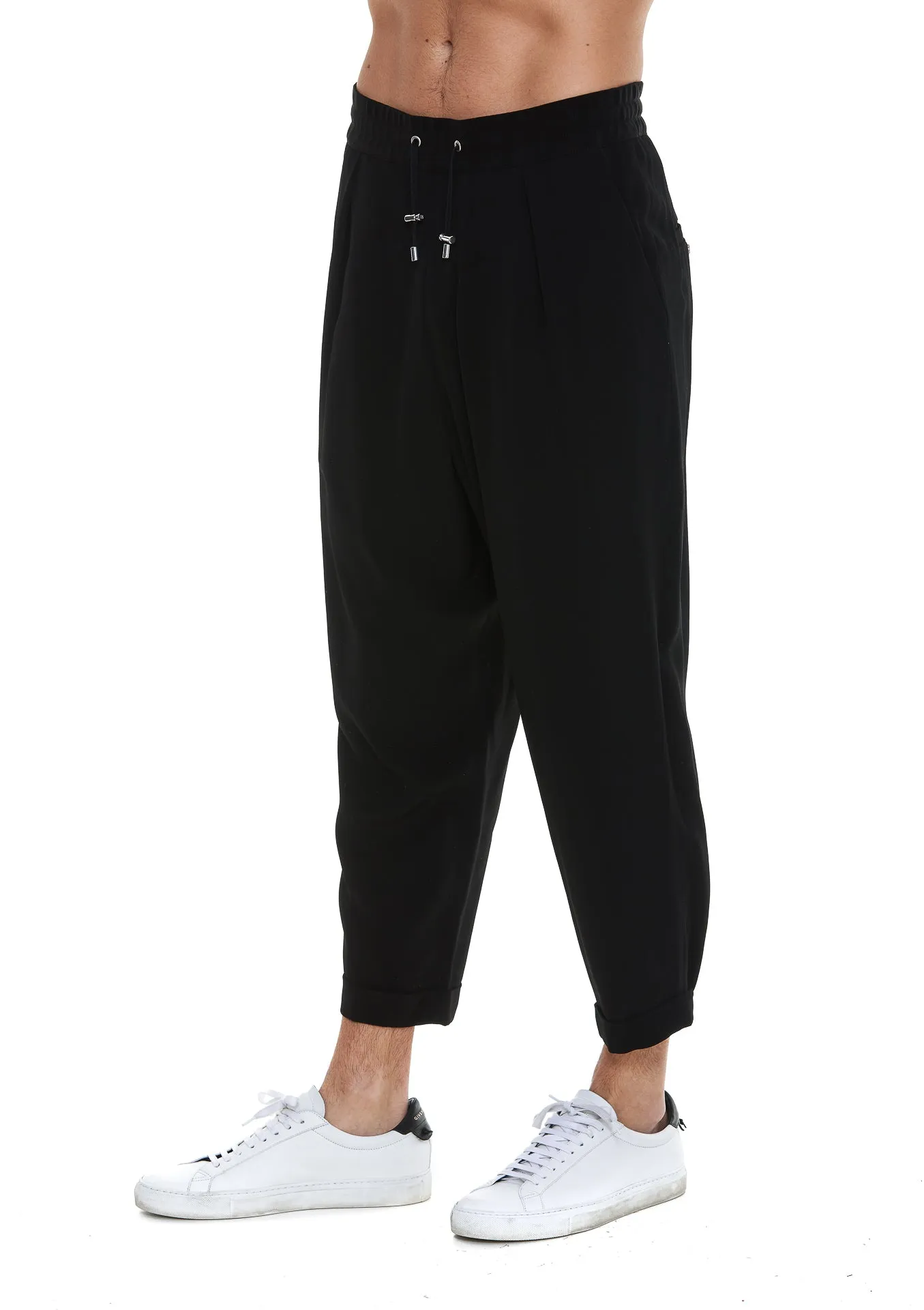 Balmain Drawstring Cropped Pants