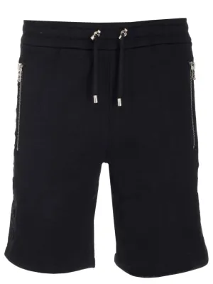 Balmain Logo Embossed Bermuda Shorts