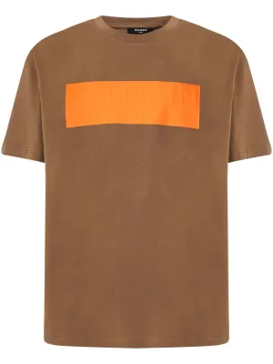 Balmain Logo Print Crewneck T-Shirt