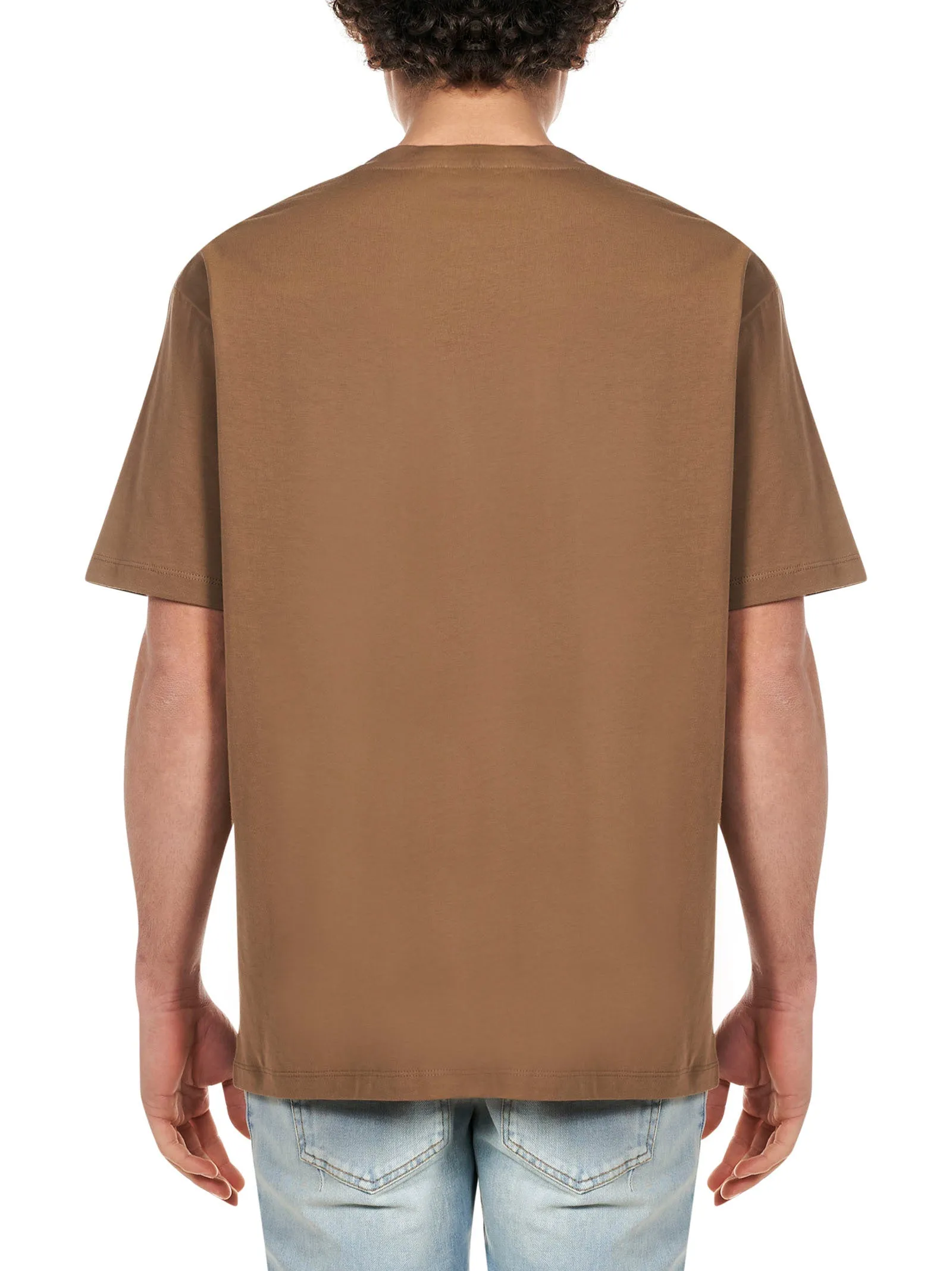 Balmain Logo Print Crewneck T-Shirt