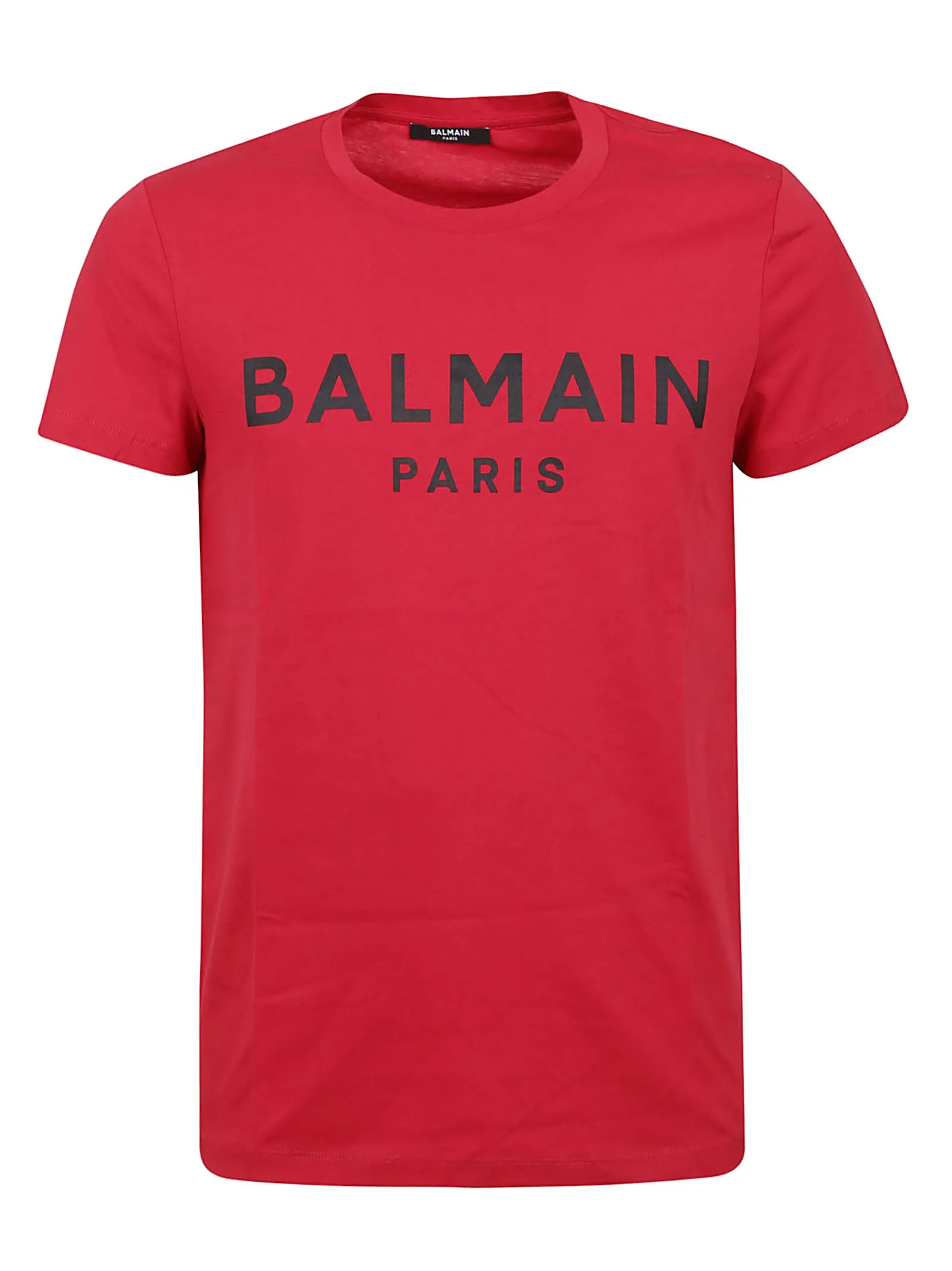 Balmain Logo Printed Crewneck T-Shirt