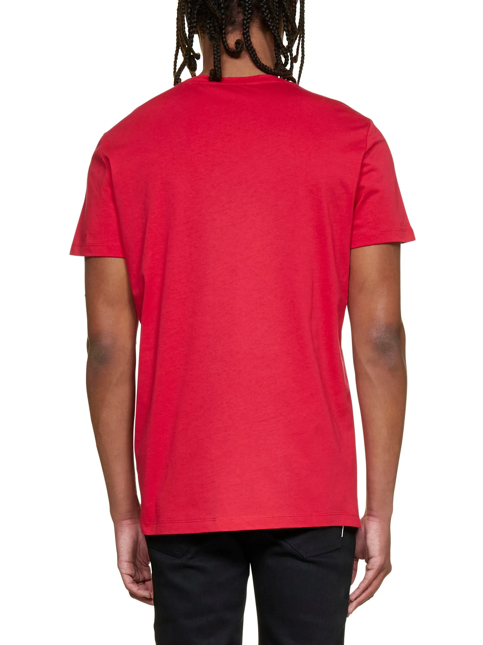 Balmain Logo Printed Crewneck T-Shirt