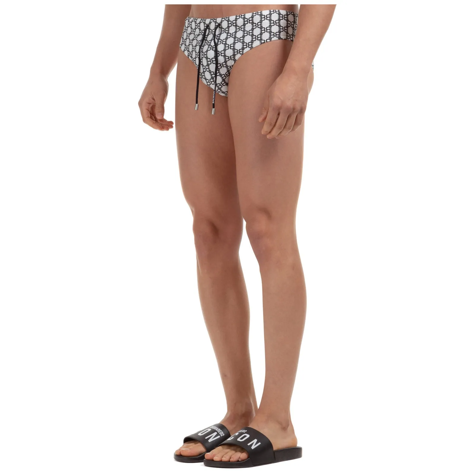 Balmain Printed Swim Briefs