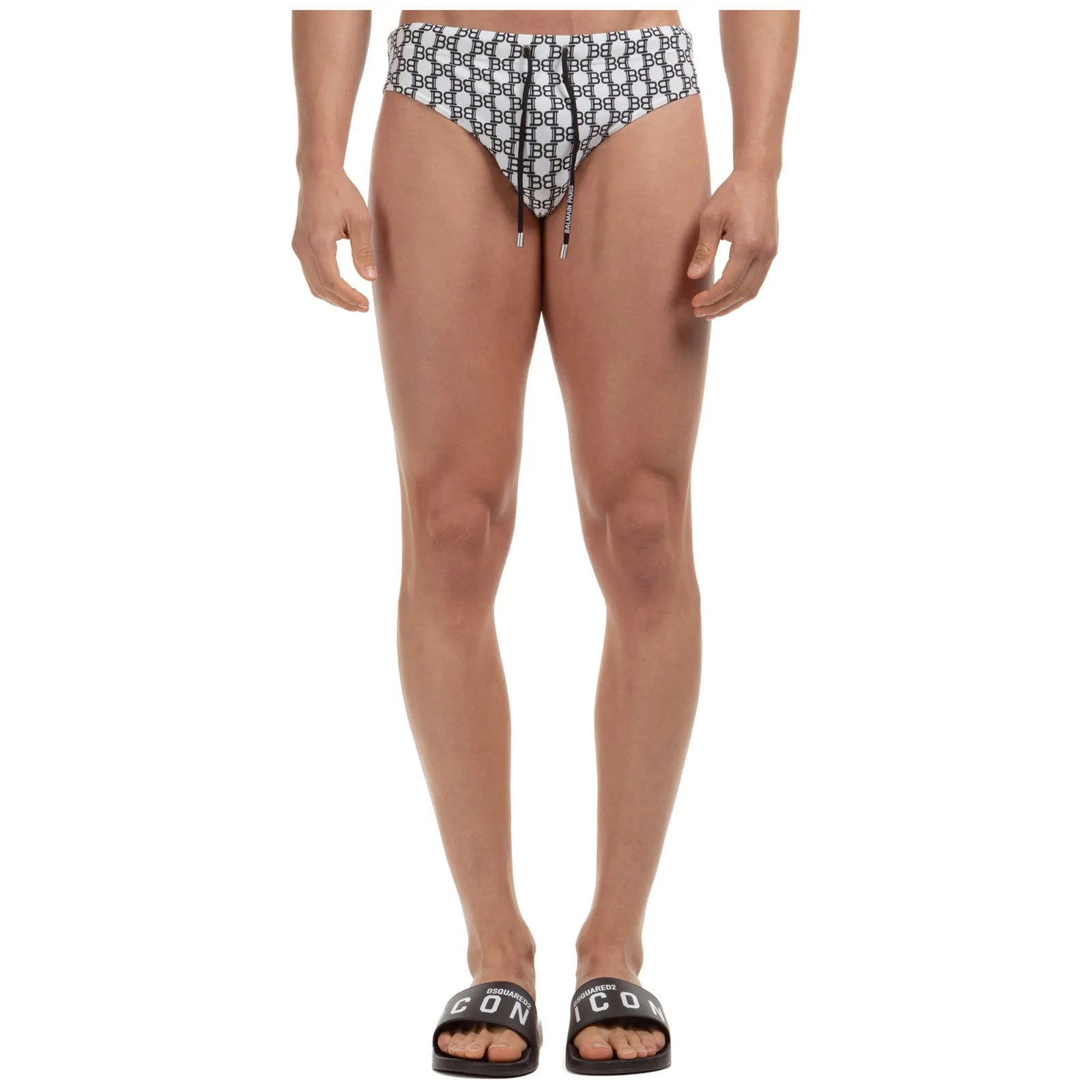 Balmain Printed Swim Briefs