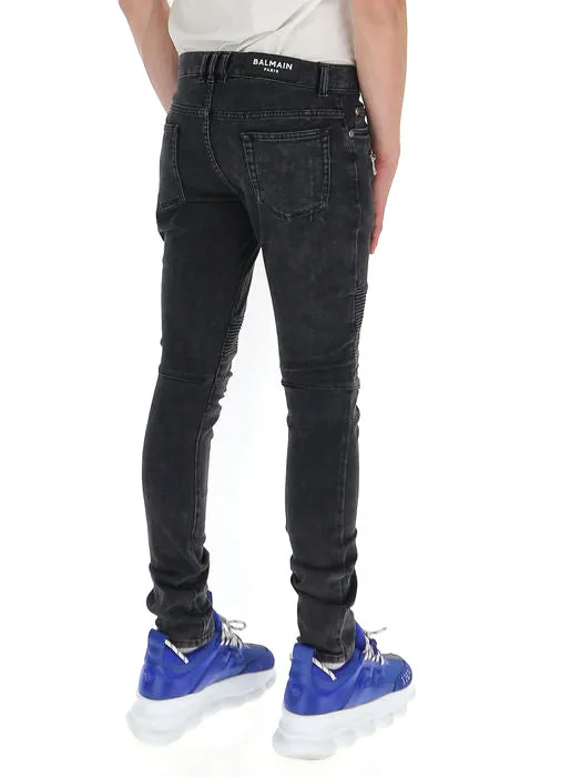 Balmain Zipped Pocket Skinny Jeans
