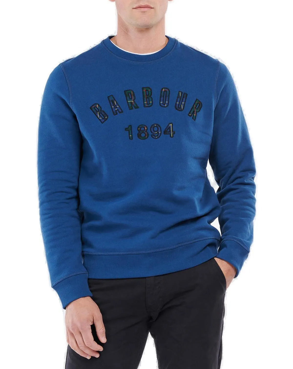 Barbour Affiliate Logo Embroidered Crewneck Sweater