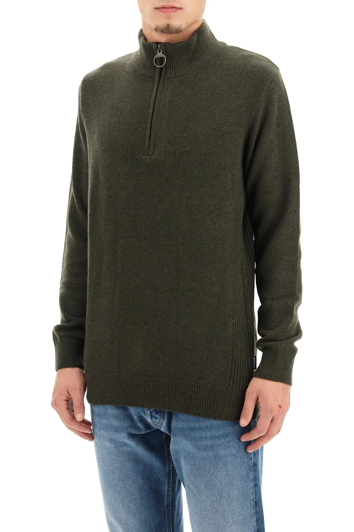 Barbour High-Neck Knit Sweater