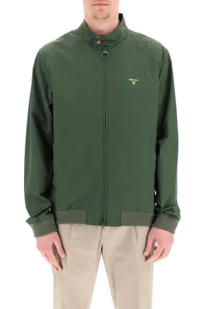 Barbour Logo Embroidered Bomber Jacket