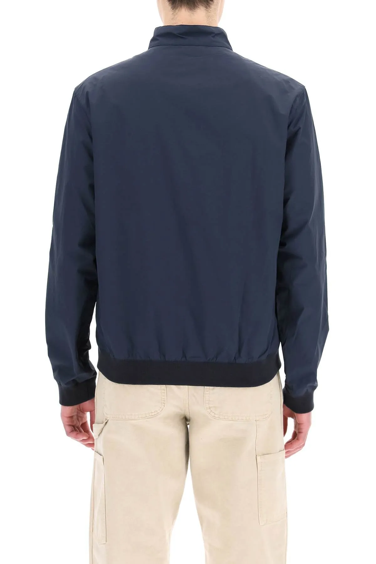 Barbour Logo Embroidered Bomber Jacket