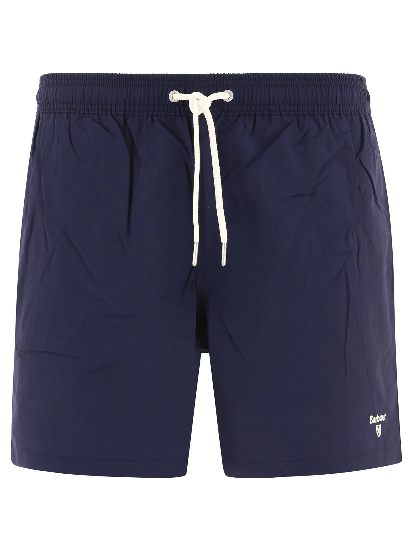 Barbour Logo Embroidered Drawstring Swimming Shorts