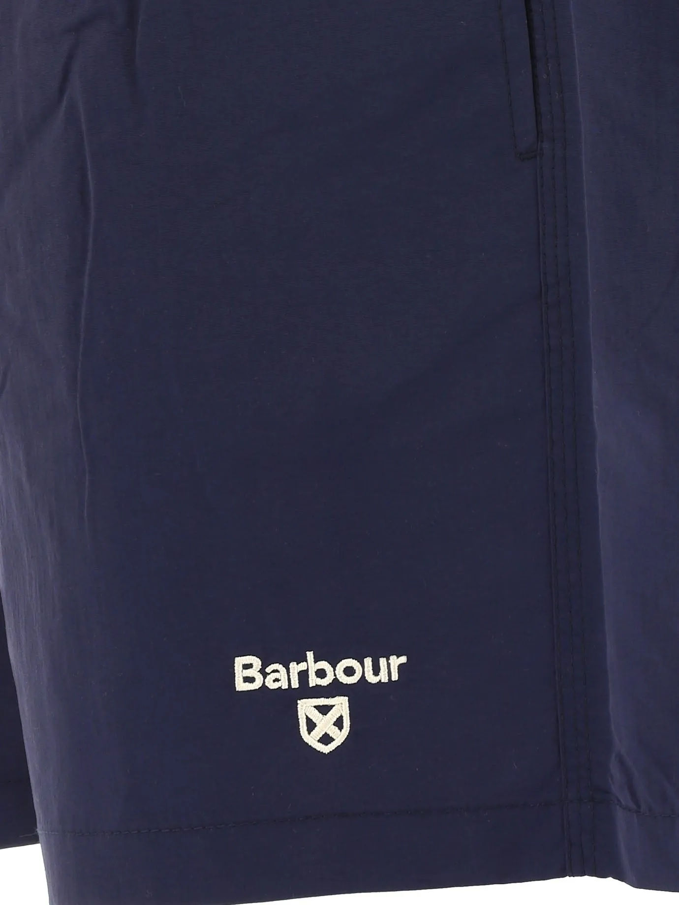 Barbour Logo Embroidered Drawstring Swimming Shorts