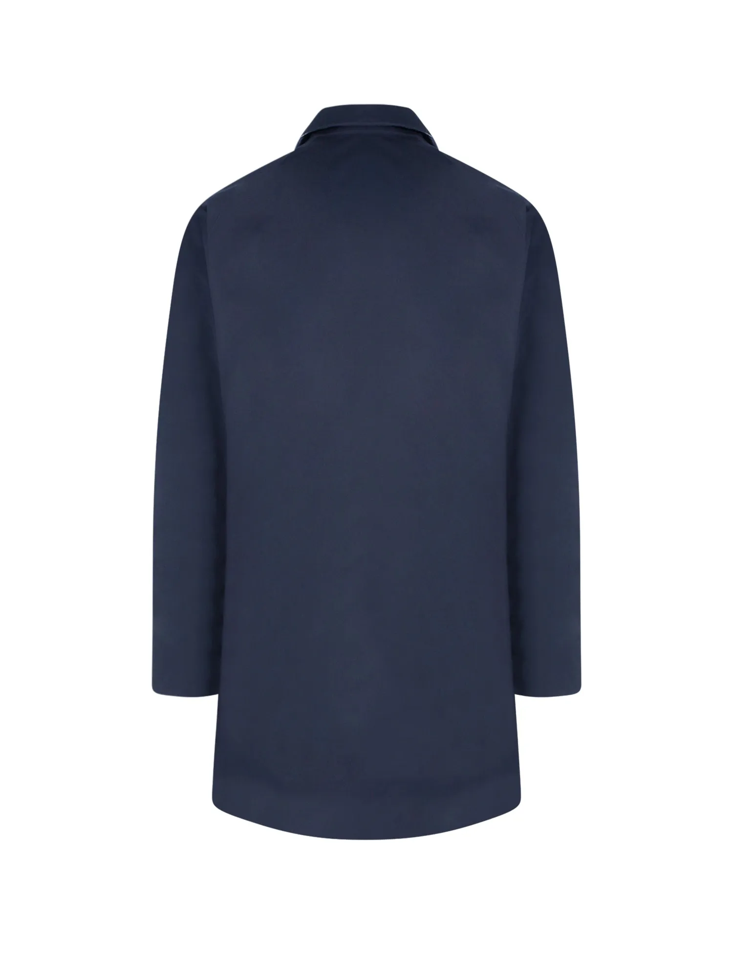 Barbour Logo Embroidered Long Sleeved Coat