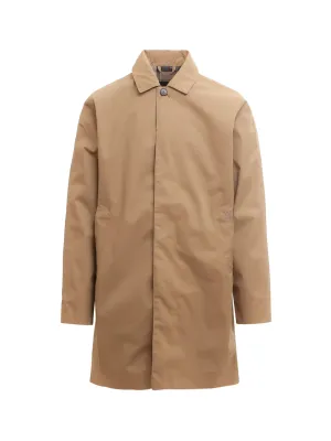 Barbour Logo Embroidered Long Sleeved Coat